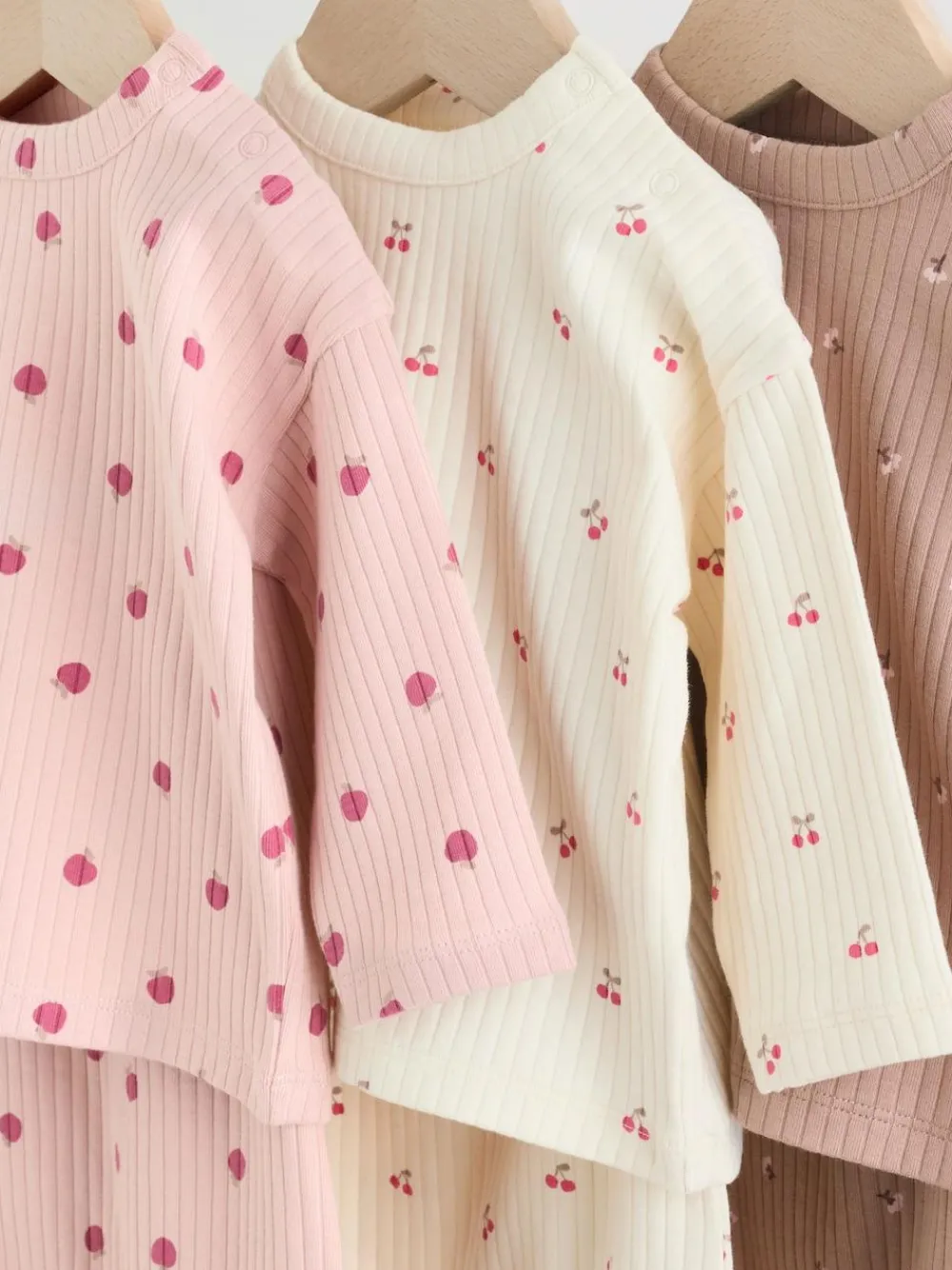 Next Pink/ Cream/ Brown Print Long Sleeve Top And Leggings Set 6 Piece (0mths-3yrs)^ Newborn Clothing|Baby Girls