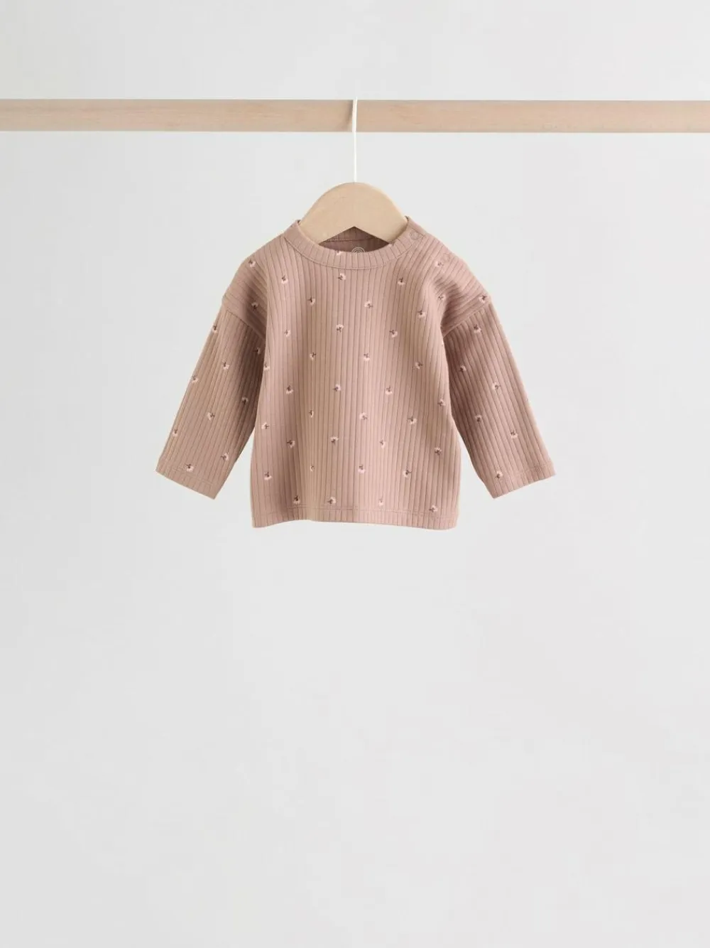 Next Pink/ Cream/ Brown Print Long Sleeve Top And Leggings Set 6 Piece (0mths-3yrs)^ Newborn Clothing|Baby Girls