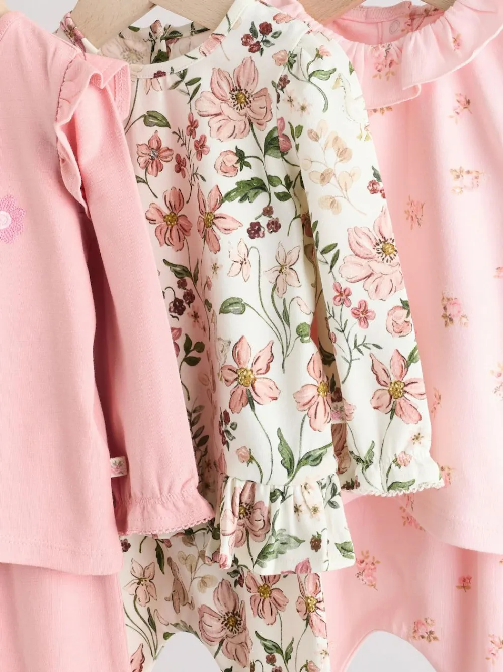 Next Pink/ Cream/ Bunny Character Long Sleeve Top And Leggings Set 6 Piece (0mths-3yrs)^ Sets & Co-Ords|Sets & Co-Ords