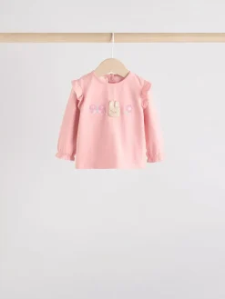 Next Pink/ Cream/ Bunny Character Long Sleeve Top And Leggings Set 6 Piece (0mths-3yrs)^ Sets & Co-Ords|Sets & Co-Ords
