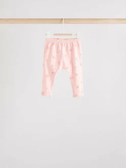 Next Pink/ Cream/ Bunny Character Long Sleeve Top And Leggings Set 6 Piece (0mths-3yrs)^ Sets & Co-Ords|Sets & Co-Ords