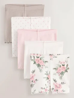 Best Next Pink Cycle Shorts 5 Pack (3mths-7yrs)