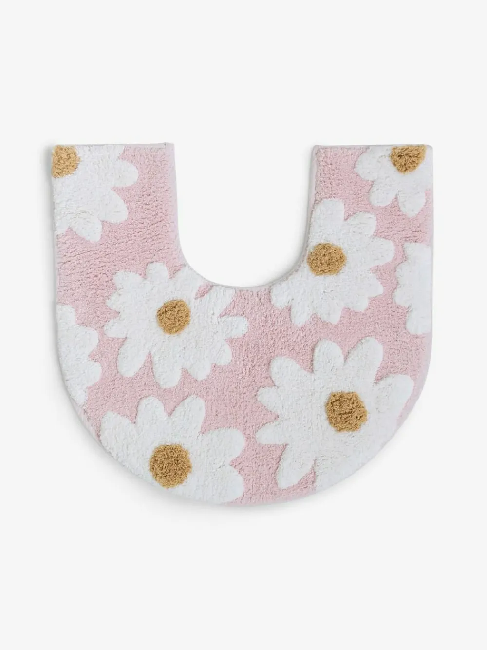 Hot Next Daisy 100% Cotton Pedestal Mat Pink