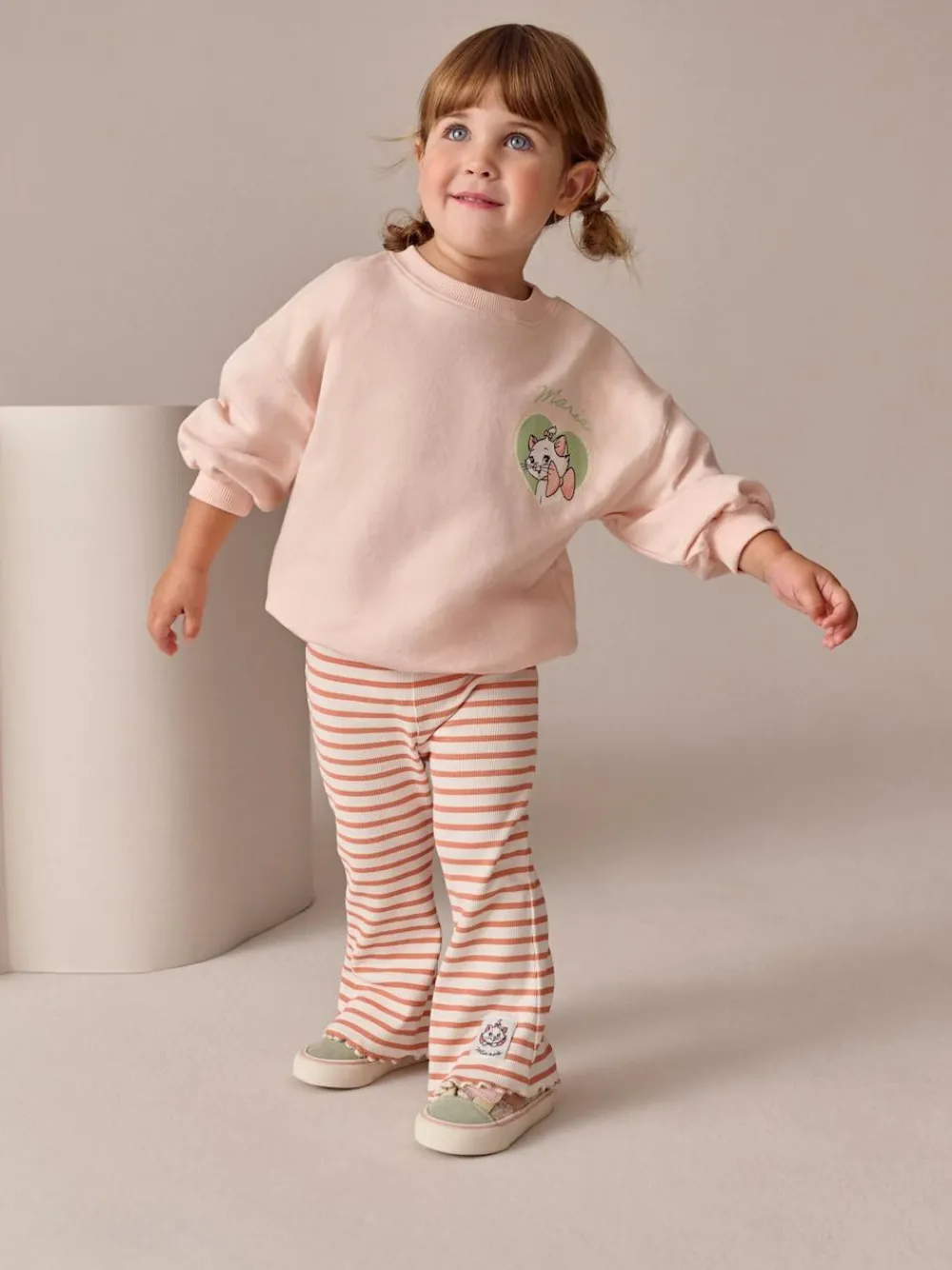 Best Next Pink Disney Aristocats Marie Long Sleeve Top and Leggings Set (3mths-7yrs)