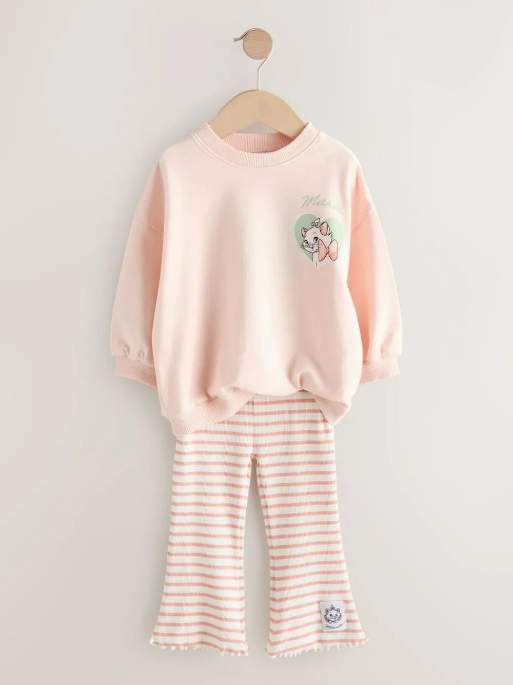 Best Next Pink Disney Aristocats Marie Long Sleeve Top and Leggings Set (3mths-7yrs)