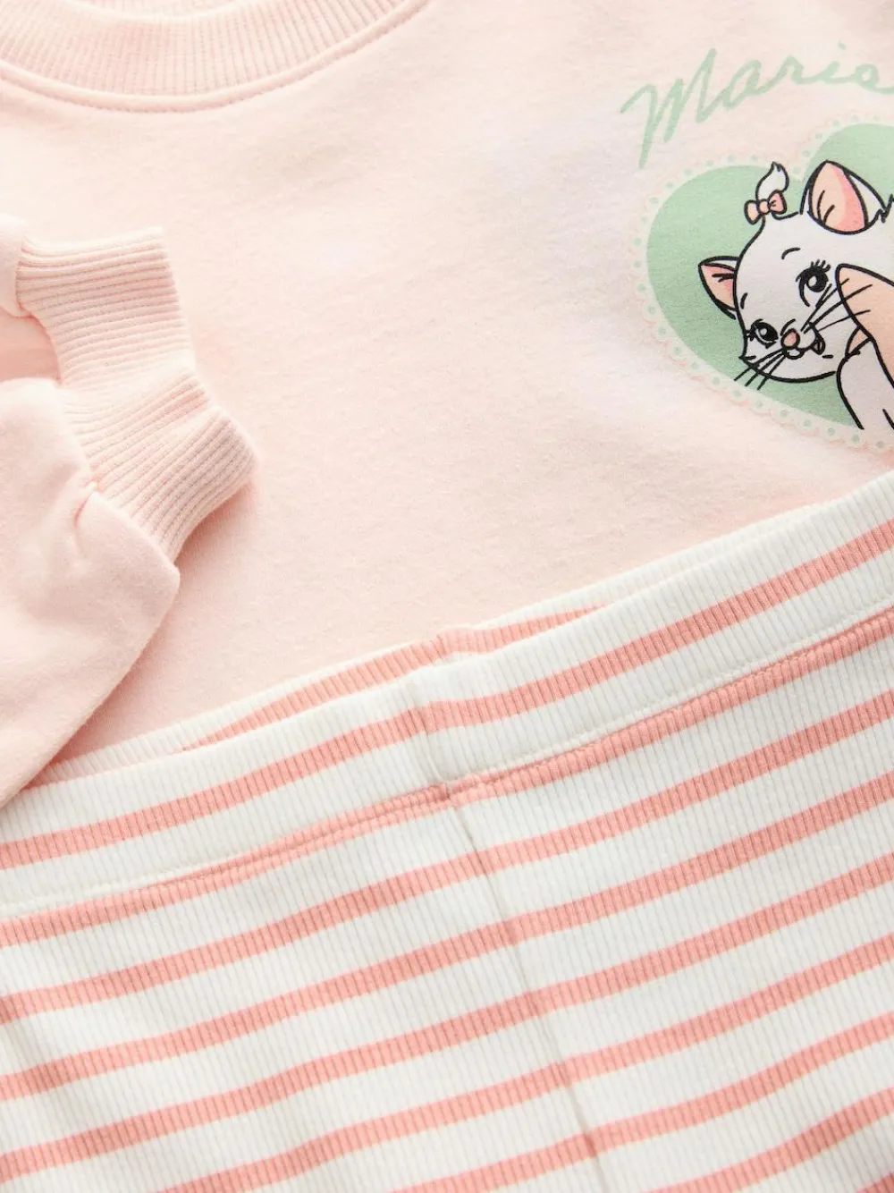 Best Next Pink Disney Aristocats Marie Long Sleeve Top and Leggings Set (3mths-7yrs)