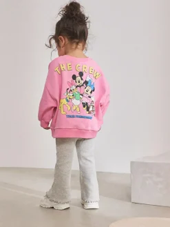 Online Next Pink Disney Mickey Mouse and Friends Long Sleeve Top and Flare Set (3mths-7yrs)
