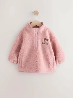 Next Pink Disney Minnie Fleece Top (3mths-7yrs)^ Baby Winter Clothing|Cosy Club