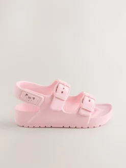 Clearance Next Pink Double Buckle Eva Sandals