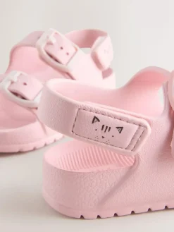 Clearance Next Pink Double Buckle Eva Sandals