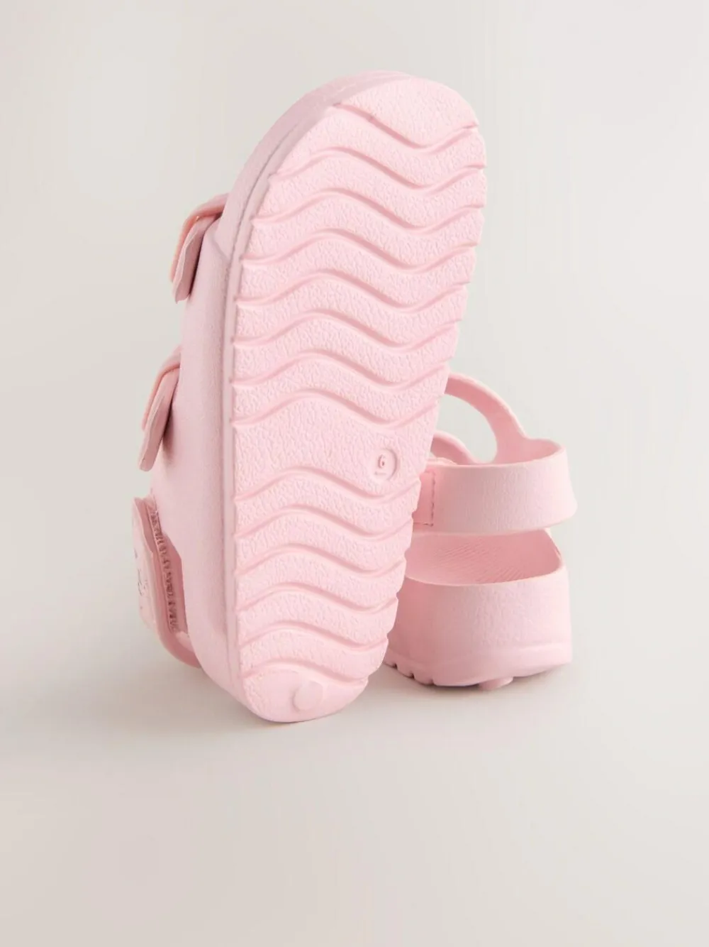 Clearance Next Pink Double Buckle Eva Sandals