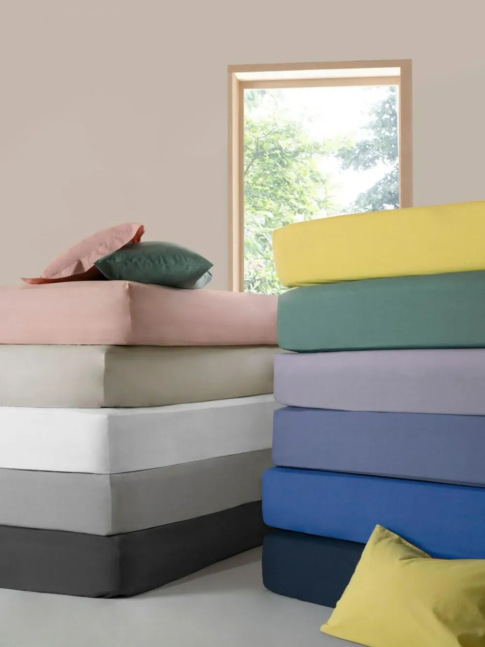 Next Pink Easy Care Polycotton Fitted Sheet^ Bedsheets & Pillow Cases