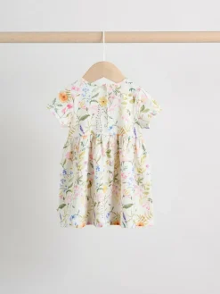 New Next Baby Short Sleeve Dress 2 Pack (0mths-3yrs) Pink Fairy