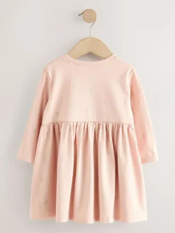 Next Pink Fairy Long Sleeve Embellished Dress (3mths-7yrs)^ Dresses|Occasionwear