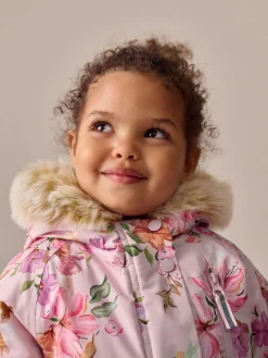 Next Waterproof Printed Snowsuit (3mths-7yrs)^ Baby Girls|Baby Winter Clothing