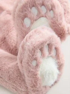 Discount Next Pink Faux Fur Baby Bunny Pramsuit (0mths-2yrs)