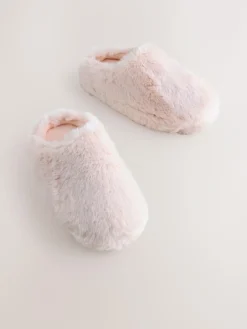 Next Faux Fur Mule Slippers^ Boots