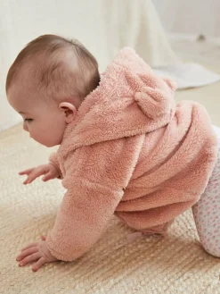 Next Fleece Baby Hooded Jacket (0mths-2yrs)^ Baby Winter Clothing|Coats, Jackets & Pramsuits