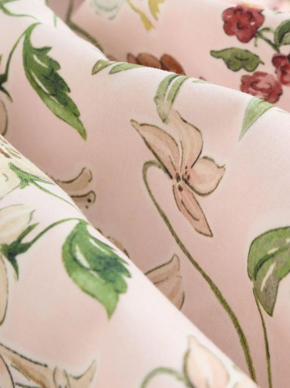 Clearance Next Pink Floral All-Over Printed Double Zip Baby Nylon Hooded Pramsuit (0mths-2yrs)