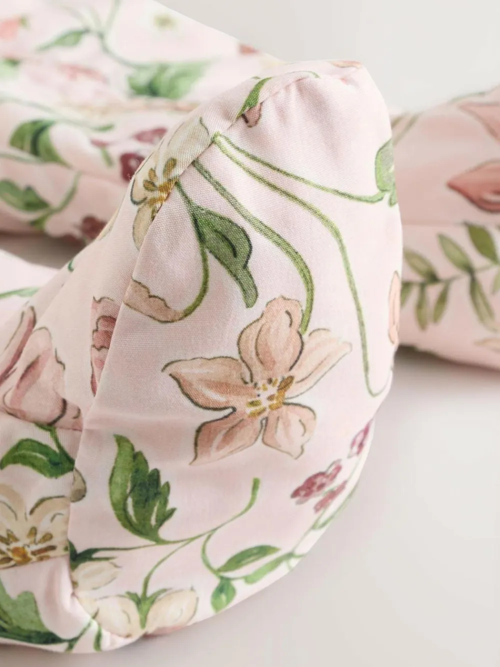 Clearance Next Pink Floral All-Over Printed Double Zip Baby Nylon Hooded Pramsuit (0mths-2yrs)