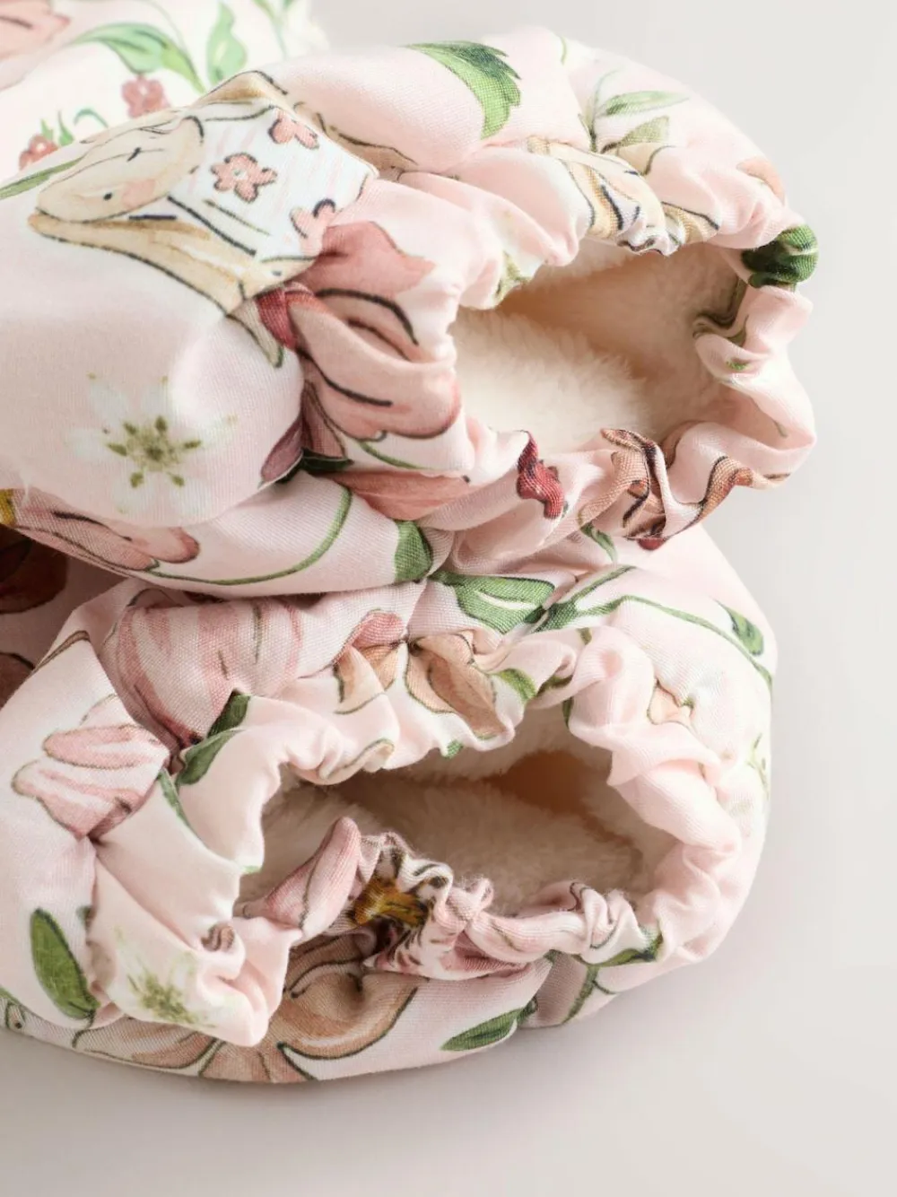 Clearance Next Pink Floral All-Over Printed Double Zip Baby Nylon Hooded Pramsuit (0mths-2yrs)