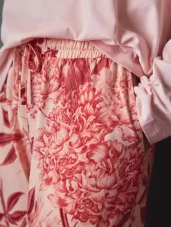 Next Pink Floral Kew Collection Long Sleeve Pyjamas^Women Nightwear|Pyjamas