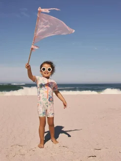 Next Pink Floral Print Sunsafe Swimsuit (3mths-10yrs)^ Swimwear|Swimwear