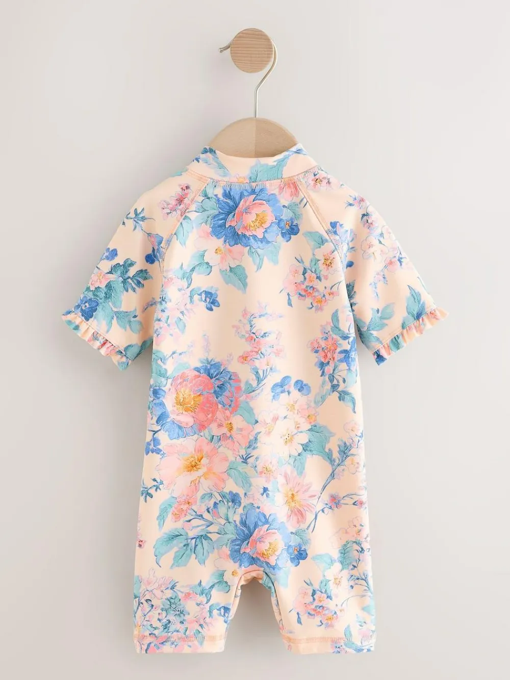 Next Pink Floral Print Sunsafe Swimsuit (3mths-10yrs)^ Swimwear|Swimwear