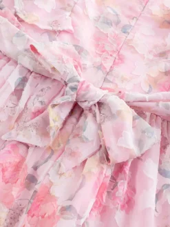 Next Pink Floral Ruffle Party Dress (3-16yrs)^ Dresses