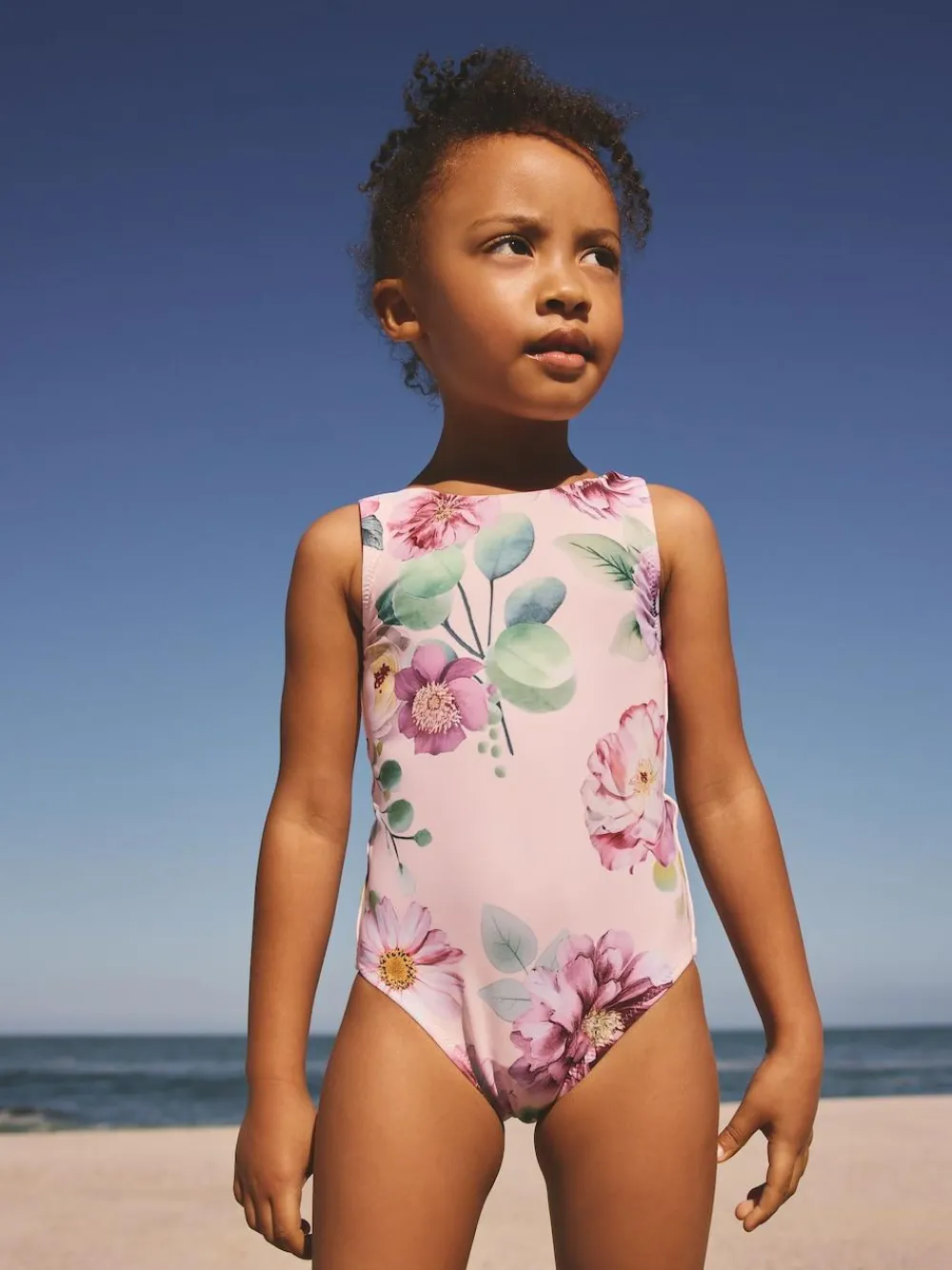 Sale Next Swimsuit (3mths-7yrs) Pink Floral