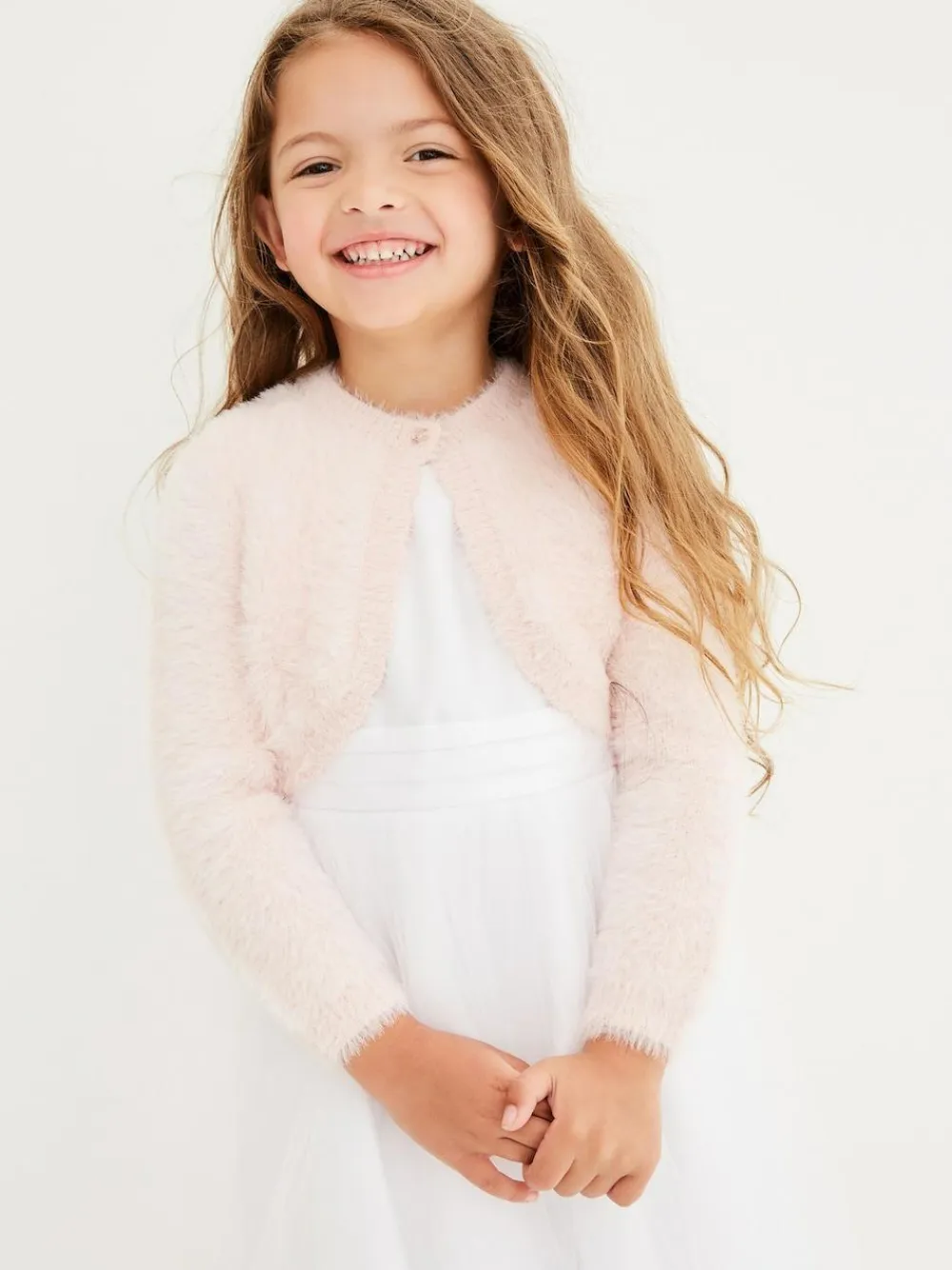 Next Fluffy Shrug Cardigan (12mths-16yrs)^ Knitwear & Sweaters|Knitwear