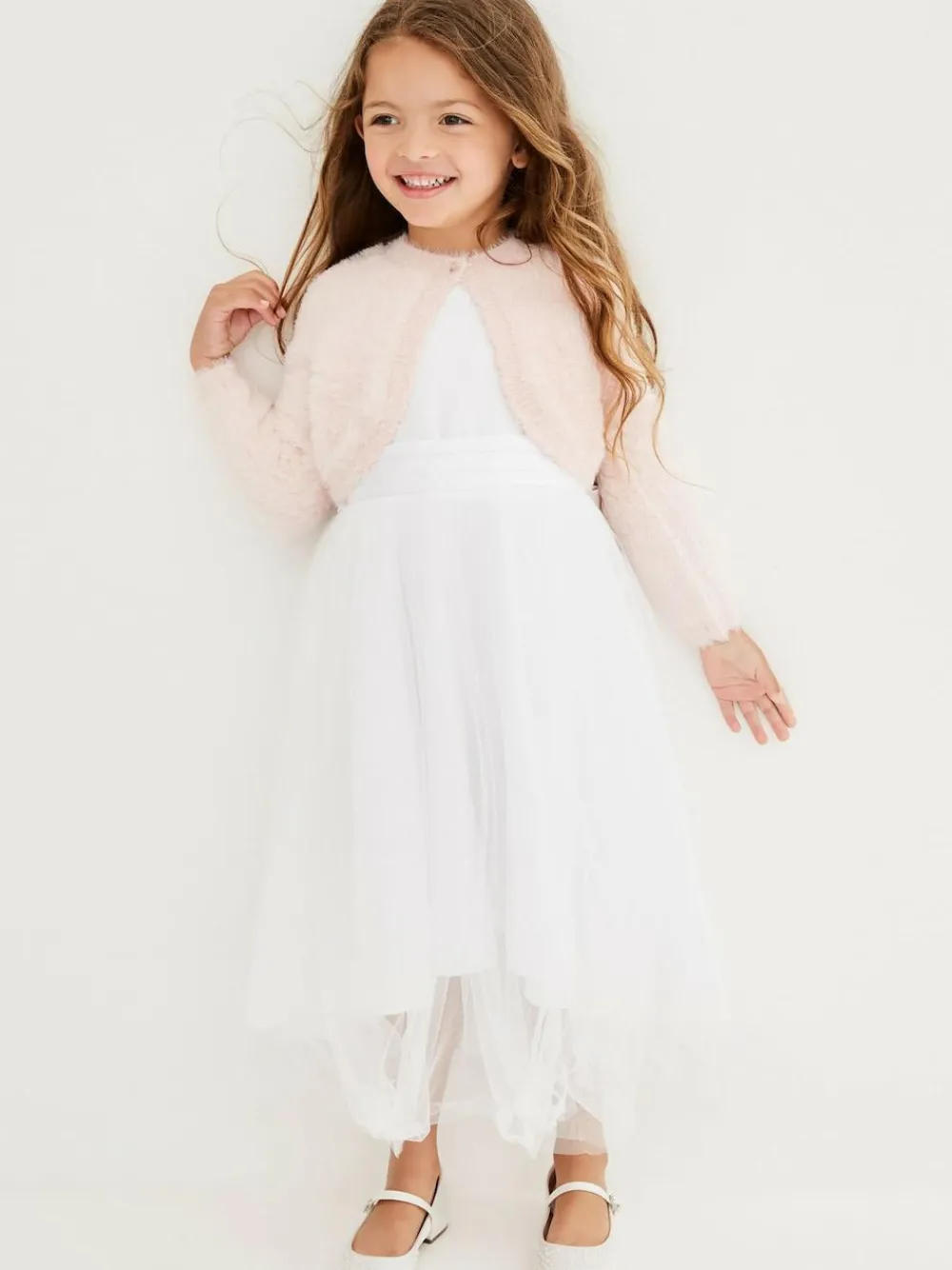 Next Fluffy Shrug Cardigan (12mths-16yrs)^ Knitwear & Sweaters|Knitwear