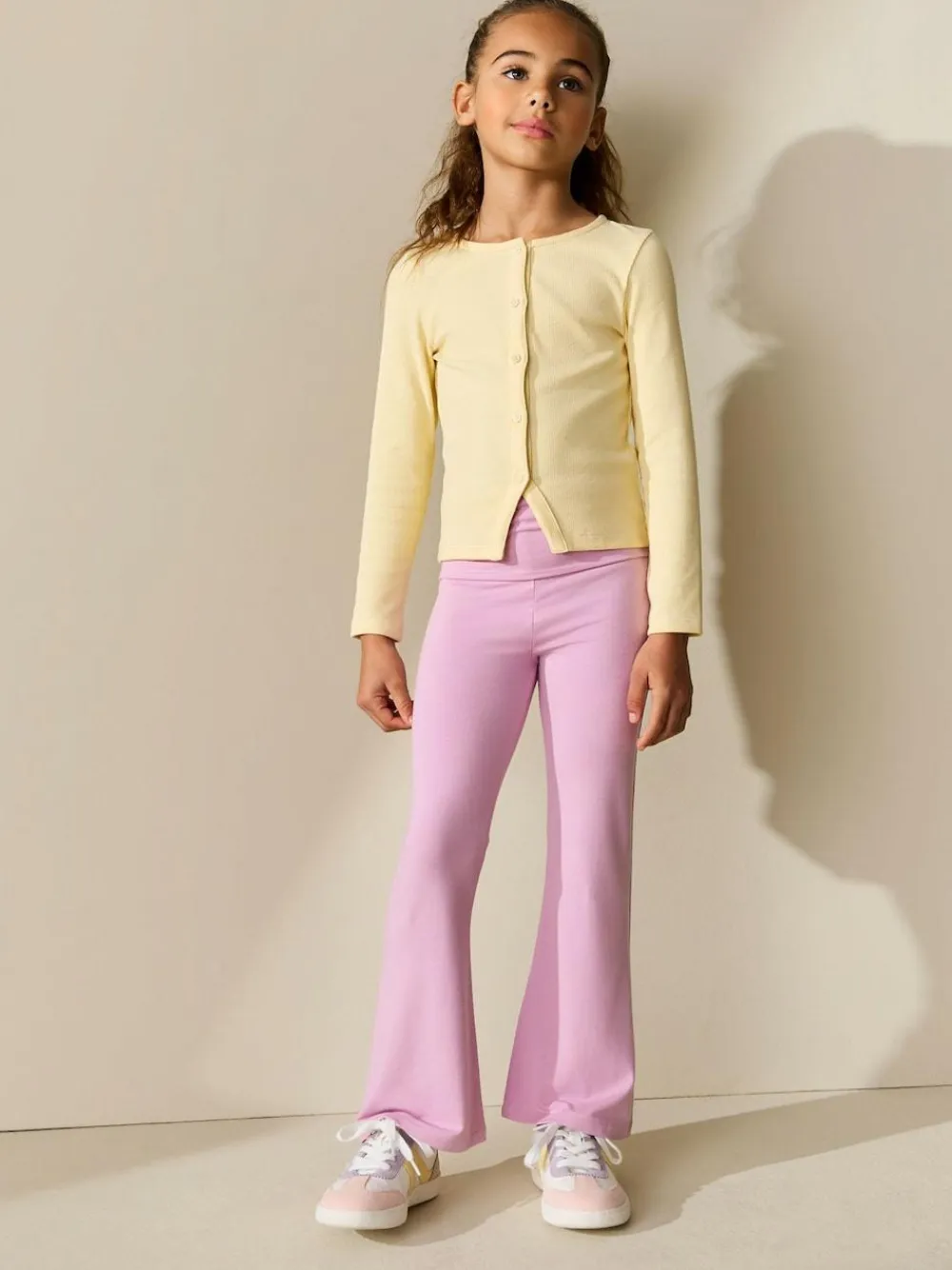 Next Pink Fold Over Flare Leggings (3-16yrs)^ Pants & Leggings|Pants & Leggings