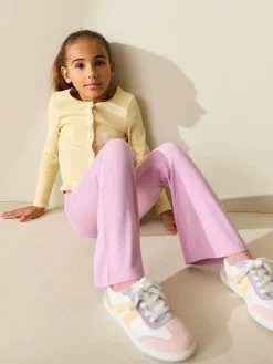Next Pink Fold Over Flare Leggings (3-16yrs)^ Pants & Leggings|Pants & Leggings