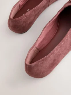 Next Forever Comfort® Suede High Cut Ballet Flats^Women Flats
