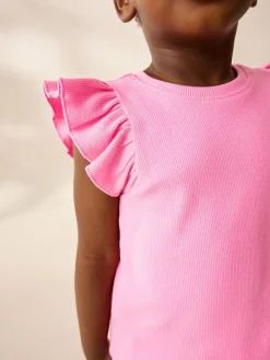 Next Frill Shoulder Ribbed Vest (3mths-7yrs)^ Underwear|Vests