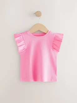Next Frill Shoulder Ribbed Vest (3mths-7yrs)^ Underwear|Vests
