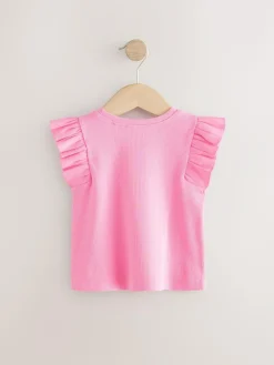 Next Frill Shoulder Ribbed Vest (3mths-7yrs)^ Underwear|Vests