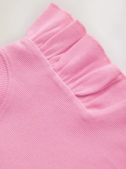 Next Frill Shoulder Ribbed Vest (3mths-7yrs)^ Underwear|Vests