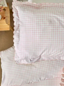 Next Pink Gingham Printed Bedding Duvet Cover and Pillowcase Set^ Childrens Bedding|Bedsets & Duvet Covers