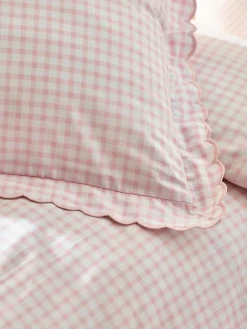 Next Pink Gingham Printed Bedding Duvet Cover and Pillowcase Set^ Childrens Bedding|Bedsets & Duvet Covers