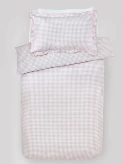 Next Pink Gingham Printed Bedding Duvet Cover and Pillowcase Set^ Childrens Bedding|Bedsets & Duvet Covers