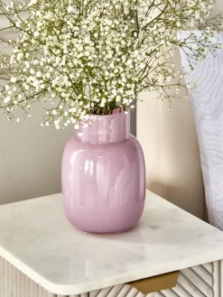 Clearance Next Glass Vase Pink