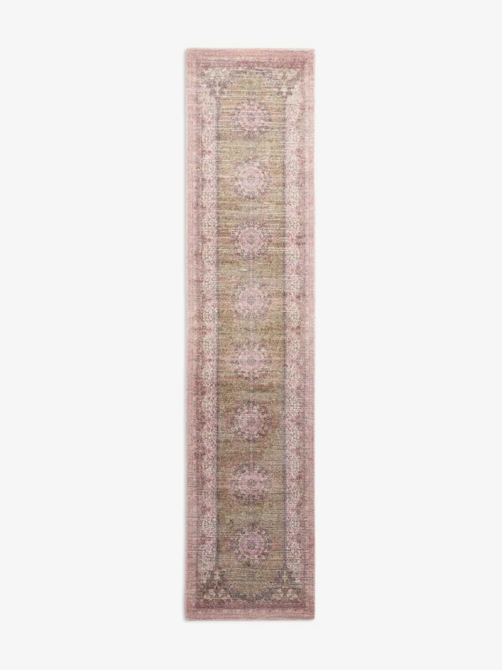 Next Pink Global Garden Oriental Runner^ Rugs & Runners