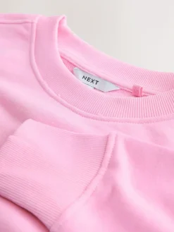 Clearance Next Pink Graphic Beaded Fish Graphic Sweatshirt