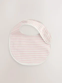 Next Pink Heart Baby Bibs 5 Pack^ Bibs|Newborn Accessories