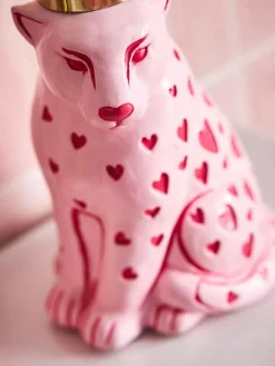 Clearance Next Pink Heart Cheetah Soap Dispenser