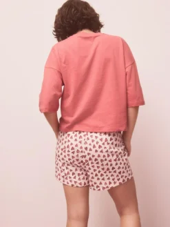 Discount Next Cotton Short Set Pyjamas Pink Heart