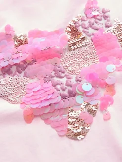 Next Long Sleeve Sequin Top (3-16yrs)^ Tops|T-Shirts