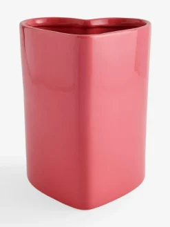 Next Pink Heart Shaped Bin^ Bathroom Accessories